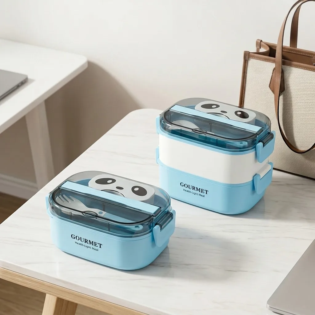 Lonchera Bento de Plástico Apt - Meal Prep Or Prep Meal reseña y precio