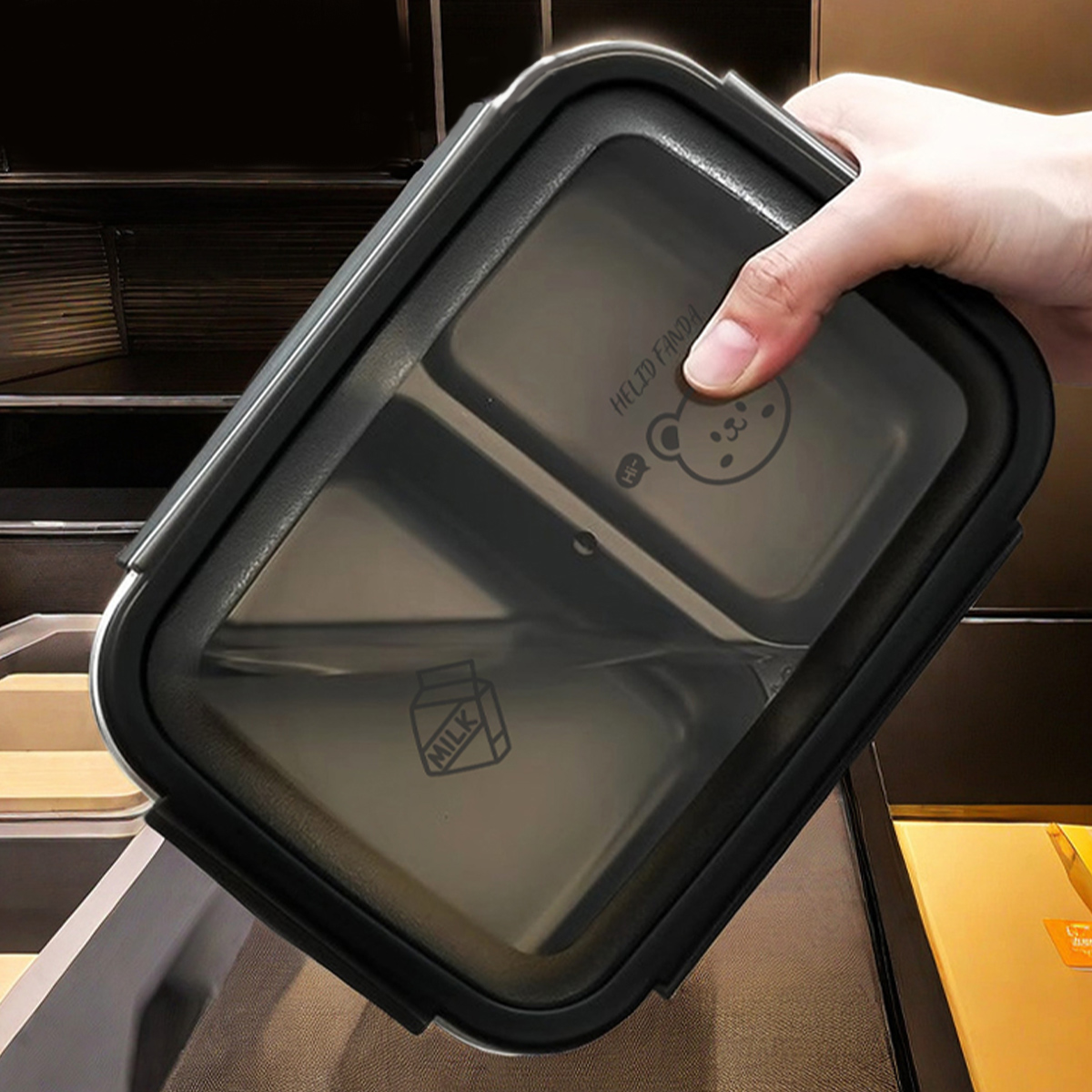 WORTHBUY-fiambrera de acero in - Meal Prep Bowl reseña y precio