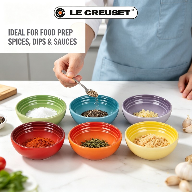 LE CREUSET, juego de 6 mini cu - Meal Prep Bowl reseña y precio