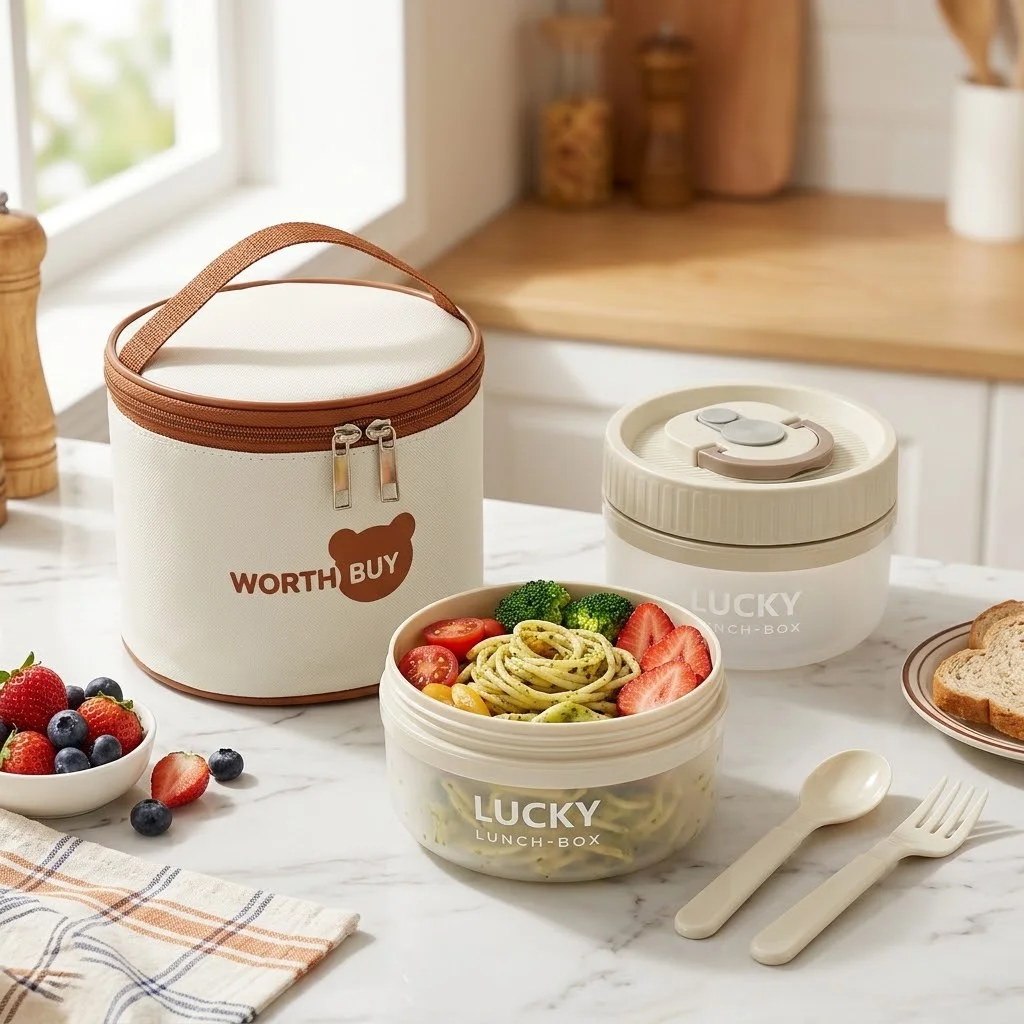 Lonchera portátil de plástico, - Meal Prep Or Prep Meal reseña y precio