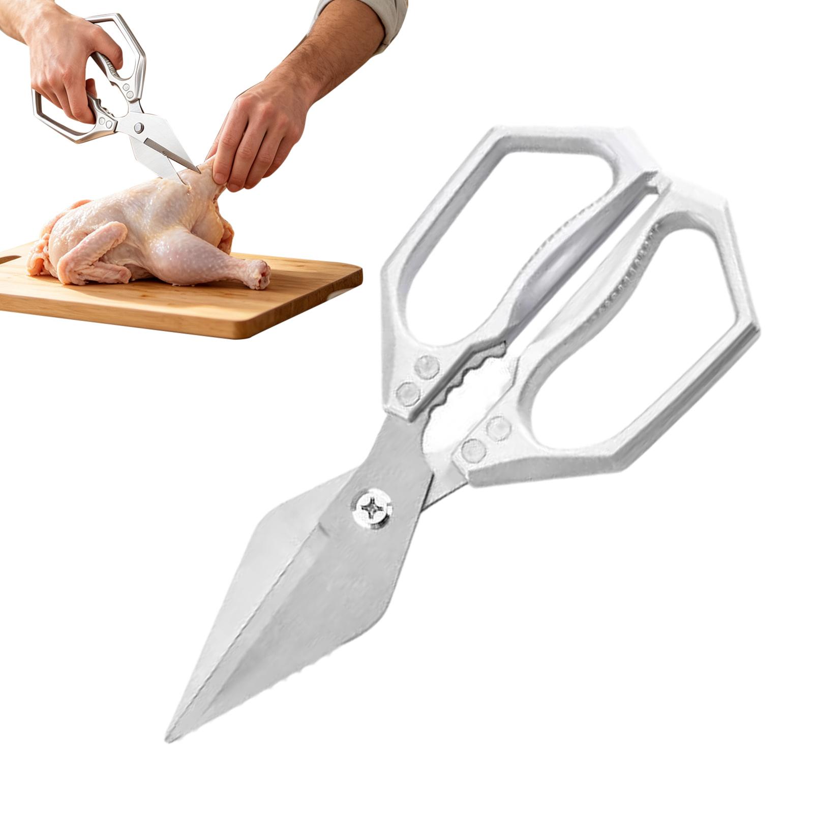 Tijeras de cocina de acero ino - Meal Prep Kitchen reseña y precio