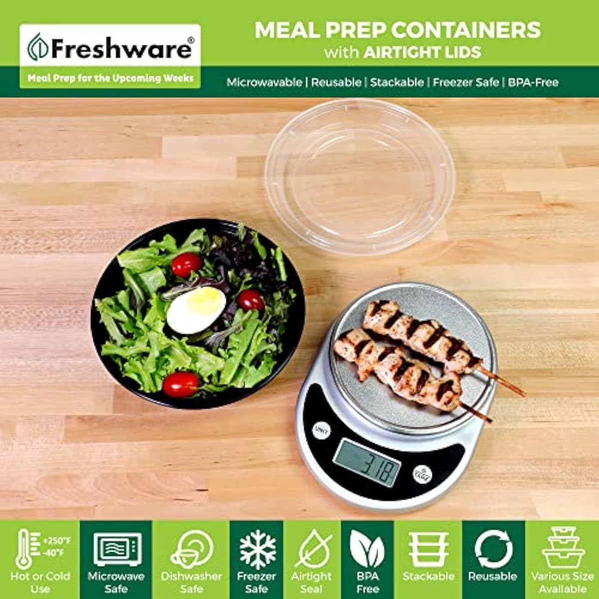 Recipientes para Preparación d - Meal Prep Bowl reseña y precio